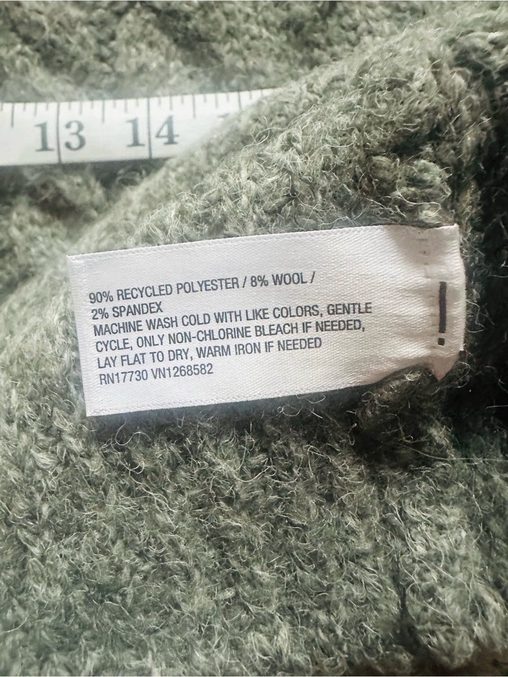 a new day Chunky Cabled Gray Sweater NWT Medium - Picture 6 of 7
